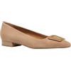 Geox Ballerine da Donna D Charyssa C, Fango, 37.5 EU