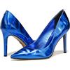 Sam Edelman Nocciola, Scarpe décolleté Donna, Blu Royal Metallico, 37 EU