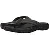 Skechers Reggae-cobano, Infradito Uomo, Nero, 41 EU
