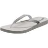 Ipanema Anat Lolita Fem - Flip Flop mit Glitzer - Damen Zehentrenner, Weiß/Silber, 41.5