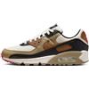 Nike DH8010-005 Air Max 90 Donna, Phantom/LT British Tan-Black-Fire Red EU 36