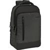 SAFTA | Zaino con patta per laptop da 13,3 pollici business - Zaino con bavero portatile design esecutivo porta USB, scomparto imbottito e stile minimalistico, Dualtech Grey, M