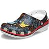 Crocs Pokemon Print Cls Clg K, Zoccoli Unisex - Bambini e Ragazzi, Multicolore, 33/34 EU