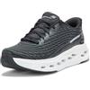 Skechers Max Cushioning Glide Step Sapphire - Pantofole da Uomo Senza Mani, Nero/Bianco, 11