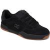 DC Shoes Central-Leather Shoes, Scarpe da Ginnastica Uomo, Schwarz, 44 EU