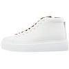 Ca'Shott A/S Casida-Stivali in Pelle con Pizzo vegetale, Scarpe da Ginnastica Donna, Bianco, 40 EU