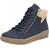 Rieker Stivali stringati da donna N0709, Blu 15., 42 EU Weit