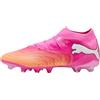 PUMA Scarpe da Calcio Unisex Future 9 PRO FG/AG, Rosa velenoso-Sun Stream-Bright Aqua White, Numero 40, Poison Pink Sun Stream Bright Aqua PUMA White, 44 EU