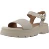 Geox D ADACTER S D - Sandalo piatto Donna, Lt Sand,