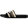 FILA Morro Bay Stripes - Sandalo da uomo, taglia 40 EU, Black Coffee Bean, 40 EU