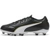 PUMA Scarpe da Calcio Unisex King 20 Match FG/AG, Colore Nero e Oro Bianco, Taglia 39, Puma Nero PUMA Bianco PUMA Oro, 40 EU