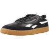 Reebok Uomo Club C Revenge Vintage Sneaker, Gomma Bianca Nera, 34 EU