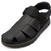 Camper Oruga Sandal K100285, Sandali piatti Uomo, Nero 007, 43 EU