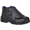 Portwest FW22 Stivali Antinfortunistici Tallone con Assorbimento di Energia | Nero, 39, S3 EN ISO 20345, Cuciture Resistenti alla Fiamma, Puntale Protettivo in Acciaio, Suola Resistente al Calore 300°C