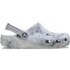 Crocs Classic Watercolor Marbled Clog K, Zoccoli Unisex - Bambini e Ragazzi, Grigio Swirl, 29/30 EU