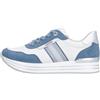 Remonte Rieker Donna D1331 Scarpe da Ginnastica Bassa, Bianco, 36 EU