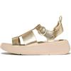 Fitflop F-mode Metallic Leather Flatform Fisherman Sandals Sandali da pescatoreDonna