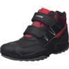 Geox J New Savage Boy B A, Scarpe a Collo Alto Bambini e ragazzi, Black Red, 25 EU