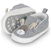 Sterntaler Emmi - Scarpa piatta per neonato, 20 EU, colore: Argento melange, Argento melange, 20 EU