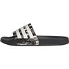 adidas Adilette Shower Slides, Infradito Unisex - Adulto, Core Black Alumina Tenda Verde, 37 EU