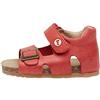 FALCOTTO BEA-Sandali in pelle con fibbia e velcro, Rosso 18