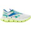 Reebok FLOATZIG 1, Sneaker Donna, White/Unleashed Green/Digital Lime, 40.5 EU