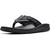 Clarks Infradito Wesley Sun Uomo, Pelle nera, 44.5 EU