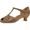 Diamant Scarpe da Ballo Donna 019-011-311 - Scamosciata Bronzo - 4,2 cm Spagnolo - Suola in Scamosciata - Taglia: UK 2,5