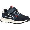 Geox J BRIEZEE Boy A - Scarpe da Ginnastica Bambino, Navy/Dk Red,