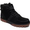 DC Shoes Woodland, Mocassino Uomo, Gomma Nera, 44 EU