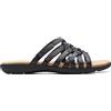 Clarks Elizabelle Rio, Sandali a Ciabatta Donna, Pelle Nera, 35.5 EU