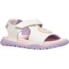 Geox Sandalo da bambina Fusbetto Gi, bianco lilla, taglia 40