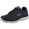 Skechers Flex Advantage 4.0, Sneakers Uomo, Blu Navy, 42.5 EU