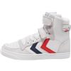Hummel Slimmer Stadil Pelle Alta Jr Sneaker a Collo altoUnisex - Bambini e Ragazzi