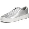 Vionic Women's Colbie Sneaker, Metallic Silver Leather, 9 UK Wide