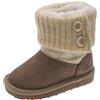 Chicco Tronchetto con velcro laterale, Bambina e ragazza, Marrone, 24, Designed in Italy