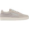 Reebok Club C 85, Scarpe da Ginnastica Donna, Gesso Grigio Minerale Grigio, 35 EU
