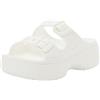 Crocs Saturday Sandali da donna, con plateau, colore bianco, taglia 36