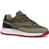 Geox U TERRESTRE A, Scarpe da Ginnastica Uomo, Military/Sage, 44 EU