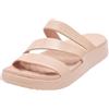 Crocs Getaway Patent Strappy, Infradito Donna, Rosa Caramello, 34/35 EU