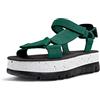 Camper Oruga Up K200851, Sandalo Donna, Verde scuro 016, 37 EU