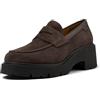 Camper Milah K201425, Moccasin Donna, Marrone Scuro 024, 41 EU