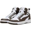 PUMA Rebound V6, Scarpe da Ginnastica Unisex - Adulto, Bronze Piatto White, 38.5 EU