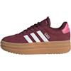adidas Unisex - Bambini e Ragazzi VL Court Bold Junior Shoes, Shadow Red/Cloud White/Pink Fusion, 36 EU