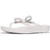 Fitflop Infradito da donna Iqushion Glitz-Bow, Bianco urbano, 40 EU