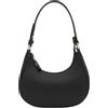FashionPuzzle Borsa a tracolla da donna, taglia unica, nero/nero, Taglia unica
