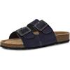 MARCO TOZZI Sandale 2-27405-44, Donna, Navy STR, 37 EU