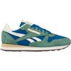 Reebok Unisex Classic Leather Sneaker, ATHLETICBLUE/FIELDGREEN/Chalk, 37,5 EU