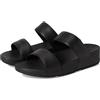 Fitflop lulu slide leather Schiebe-Sandalen, Schwarz, 43 EU