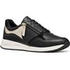 Geox D Bulmya, Scarpe da Ginnastica Donna, Nero, 35 EU